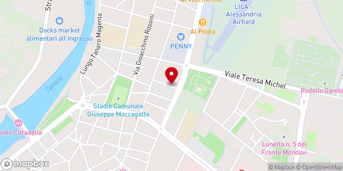 Map showing location of Istituto Divina Provvidenza