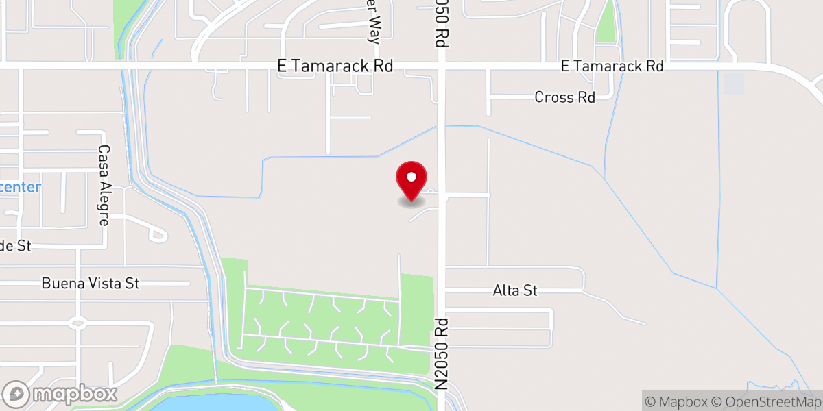 Map showing location of Faith Lutheran Church