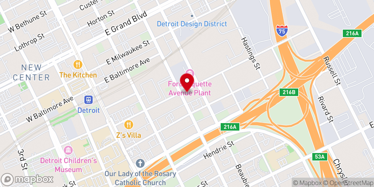 Map showing location of Abundant Faith Baptist Church