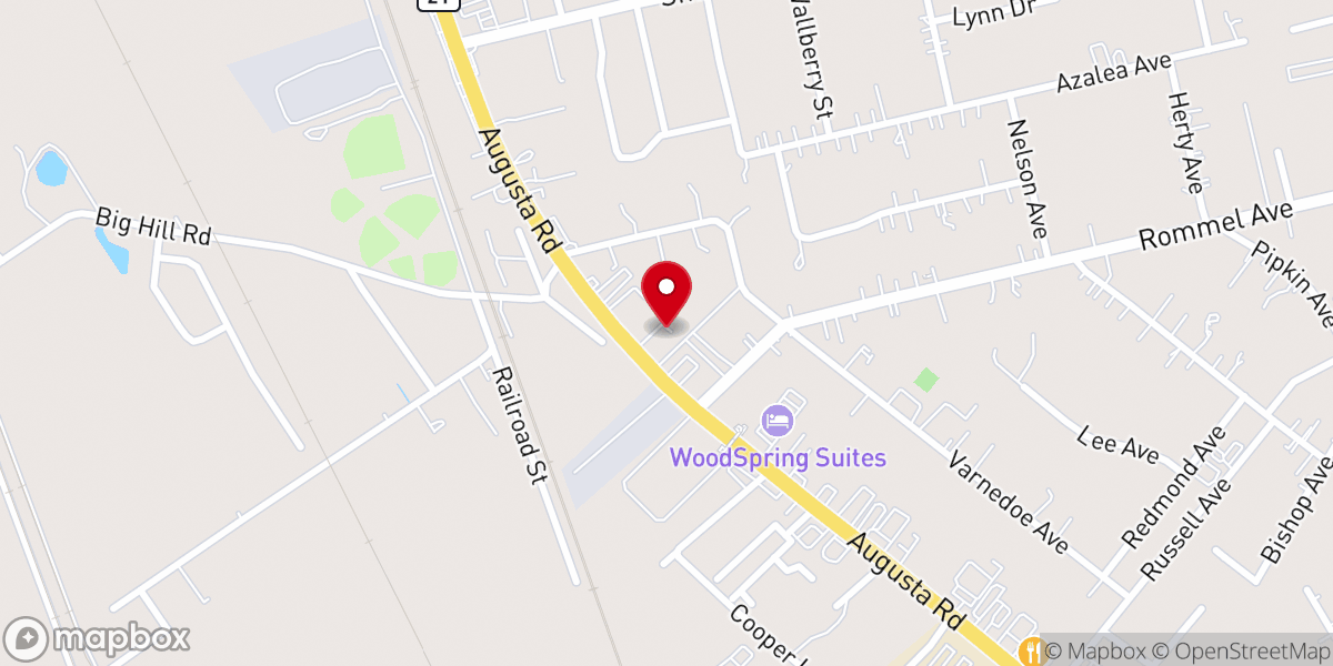 Map showing location of Living Hope Community Fellowship