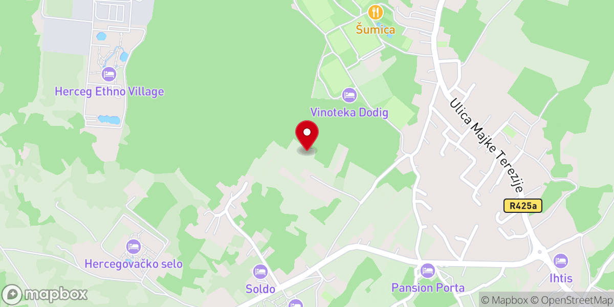 Map showing location of Seeds of Medjugorje Inc