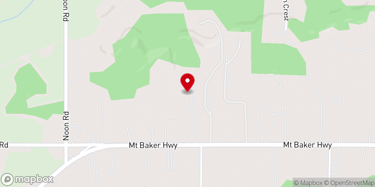Map showing location of Mt Baker Church of Christ