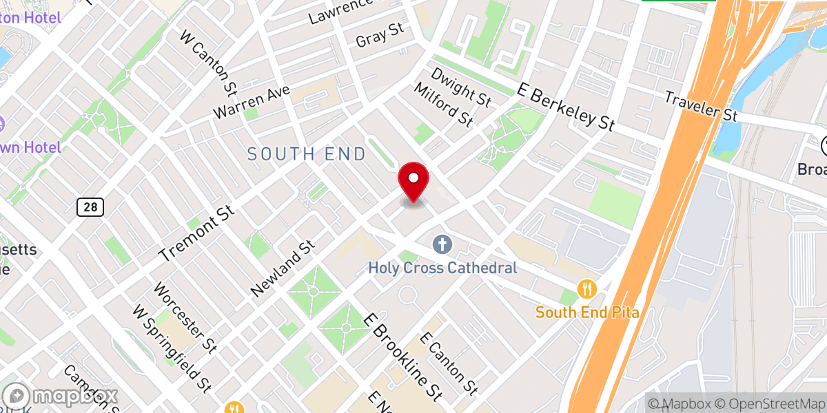 Map showing location of Inter Bap Church an Orthodox Christian Assoc