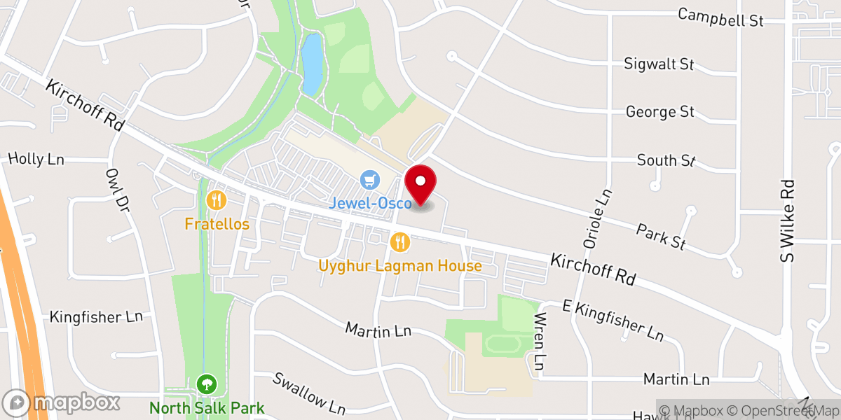 Map showing location of Christ Covenant Church of Chicago (CREC)