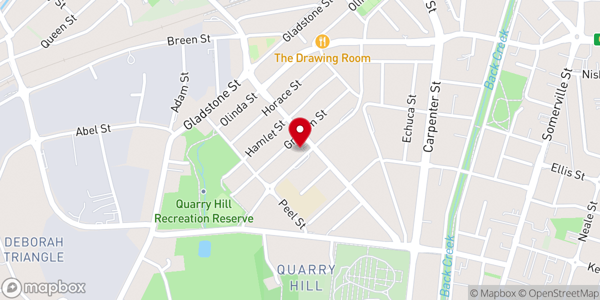 Map showing location of The Old Church on the Hill