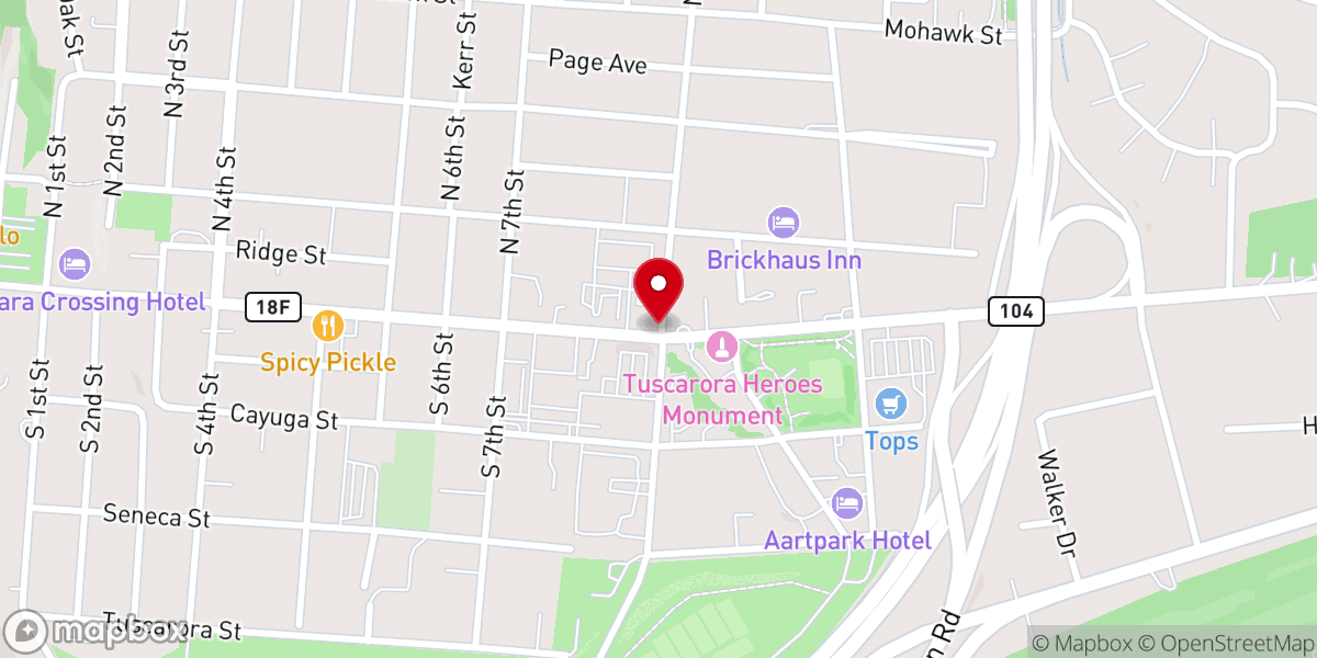 Map showing location of Sisters of St Francis-Stella