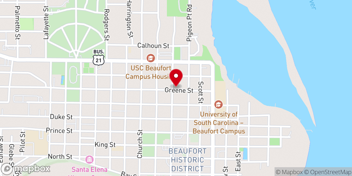 Map showing location of Lawson Temple