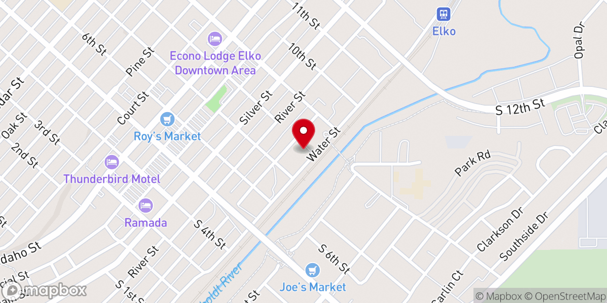 Map showing location of F.I.S.H. - Food Distribution Center