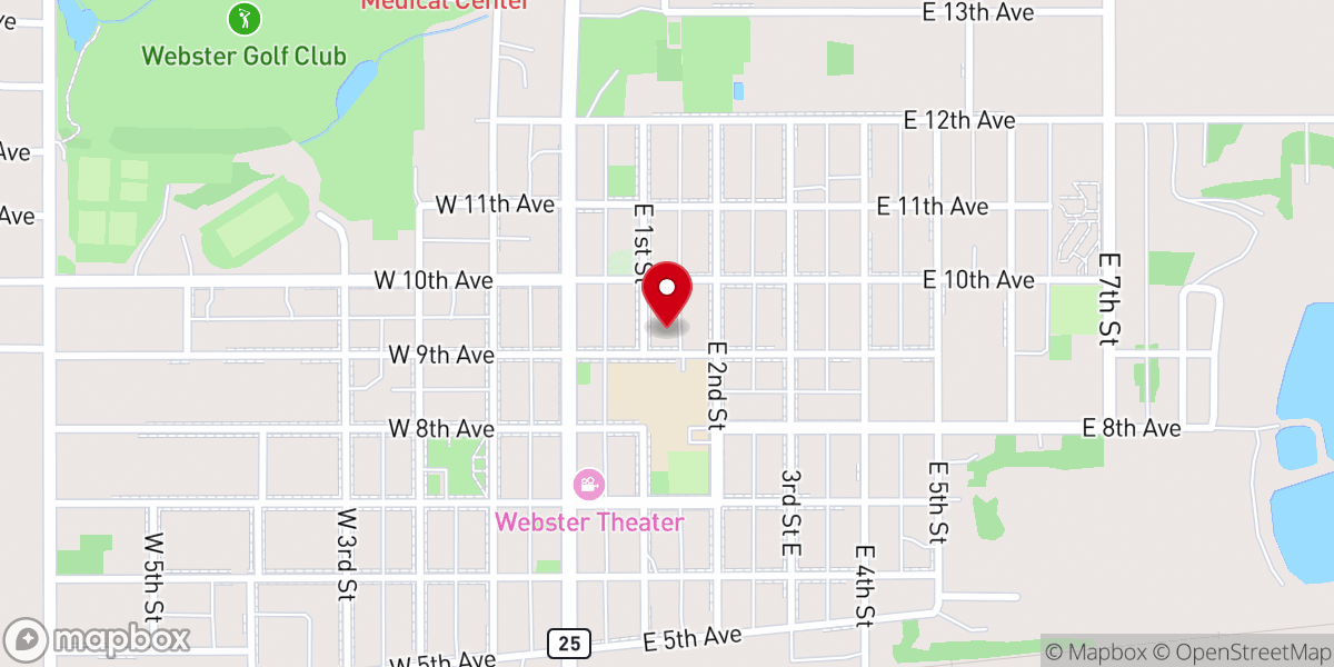 Map showing location of Global Methodist Church