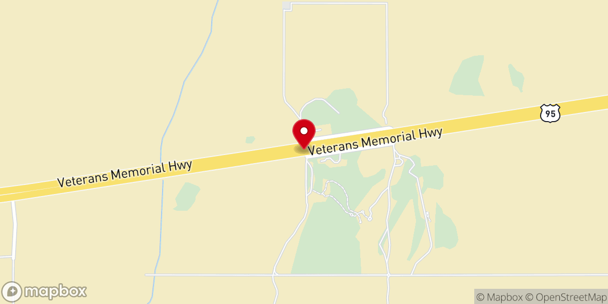 Map showing location of Cactus Springs