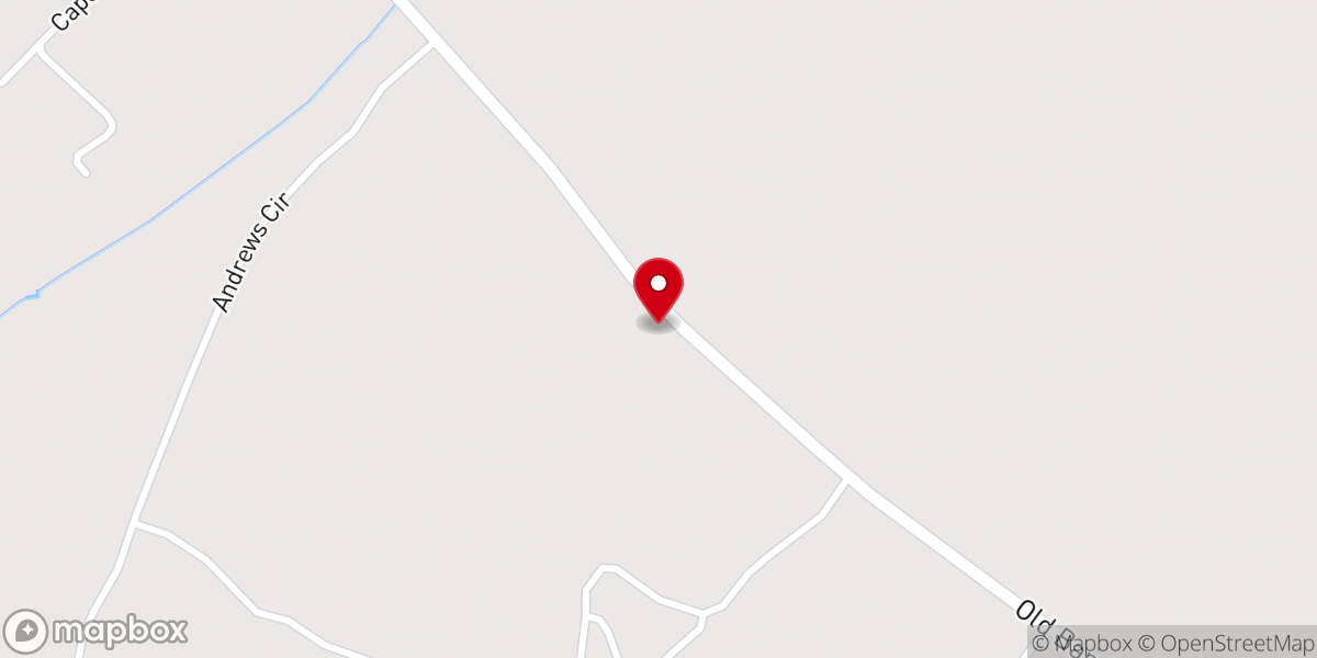Map showing location of Old Rosemary Baptist Church