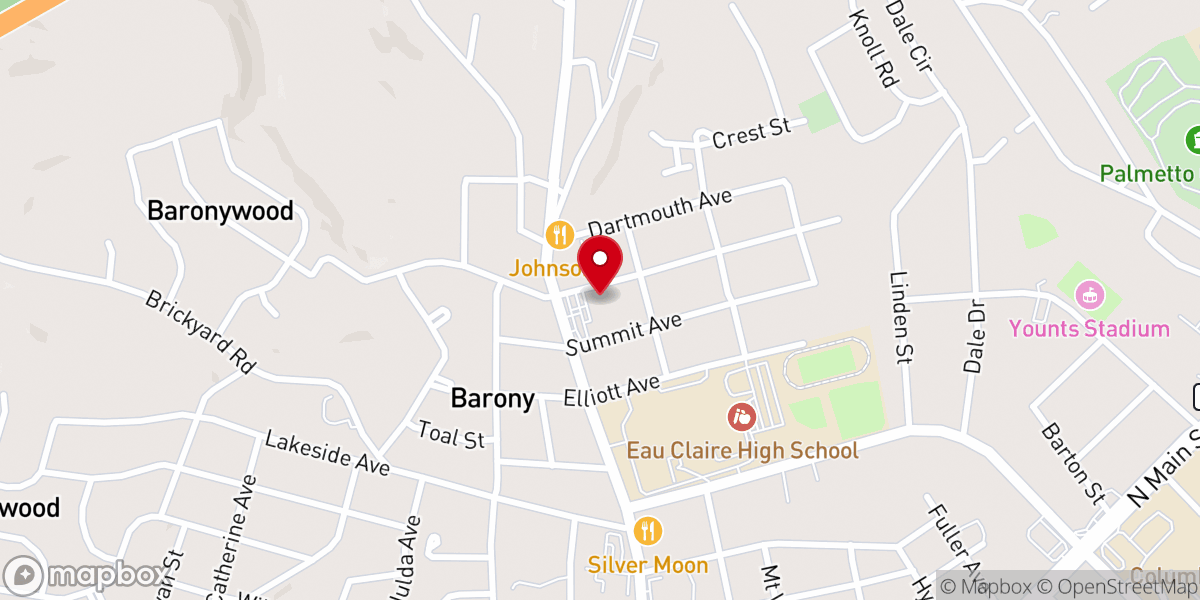 Map showing location of Grace Christian Ministry