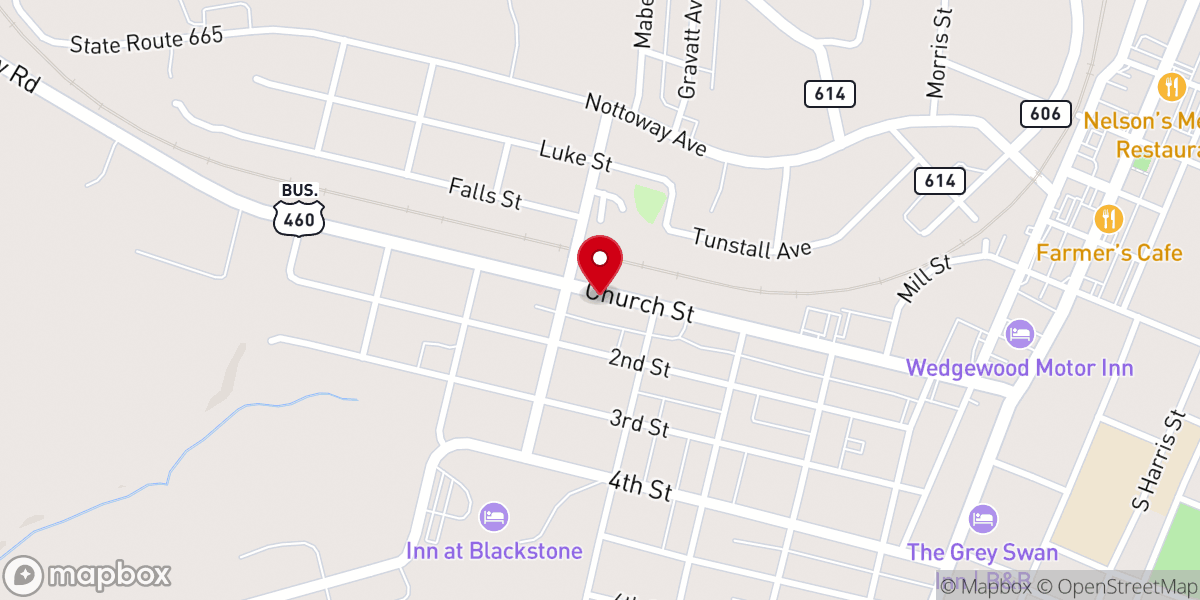 Map showing location of The GunSite