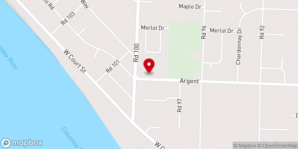Map showing location of The Vine Church