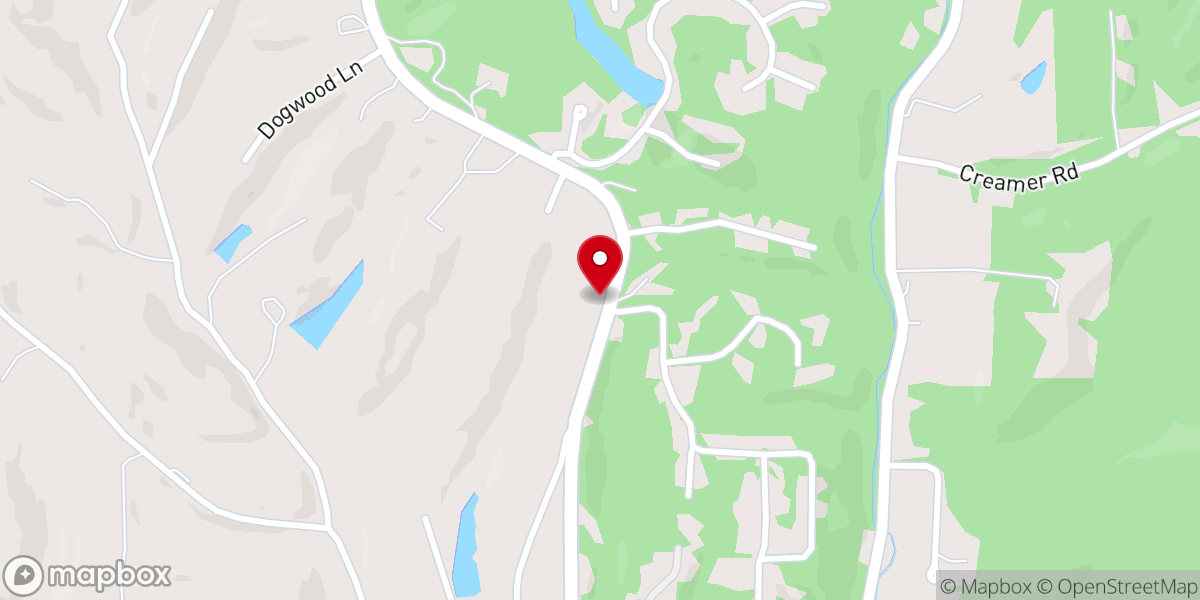 Map showing location of Brown County Presbyterian
