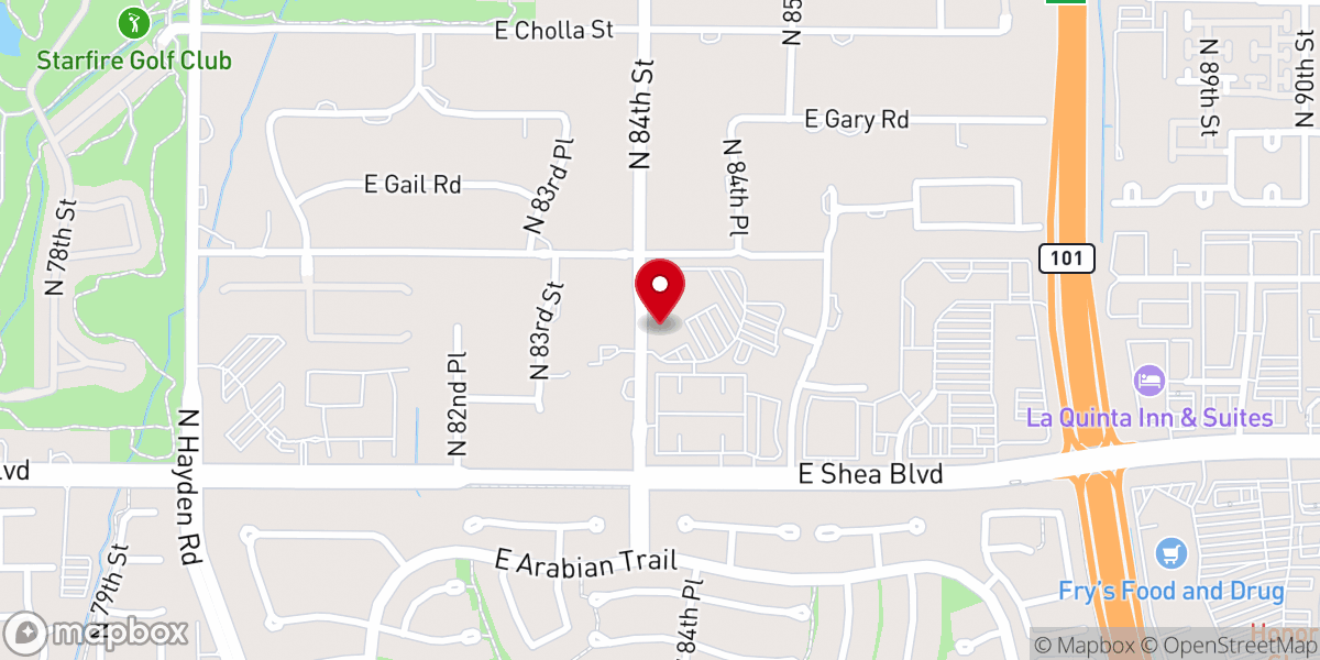 Map showing location of St. Patrick Catholic Community