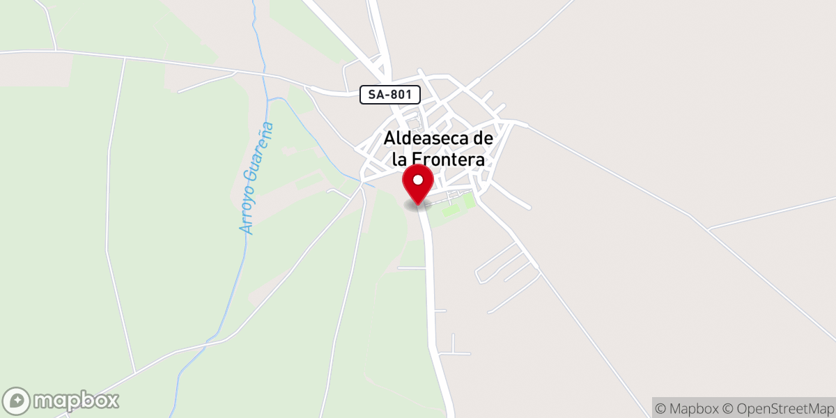 Map showing location of Santuario Aves Rapaces Riolobos