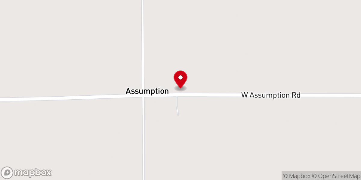 Map showing location of Assumption of the Blessed Virgin Mary Catholic Church, Assumption