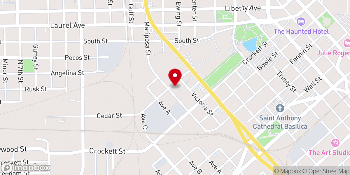 Map showing location of Sunlight Missionary Baptist Church