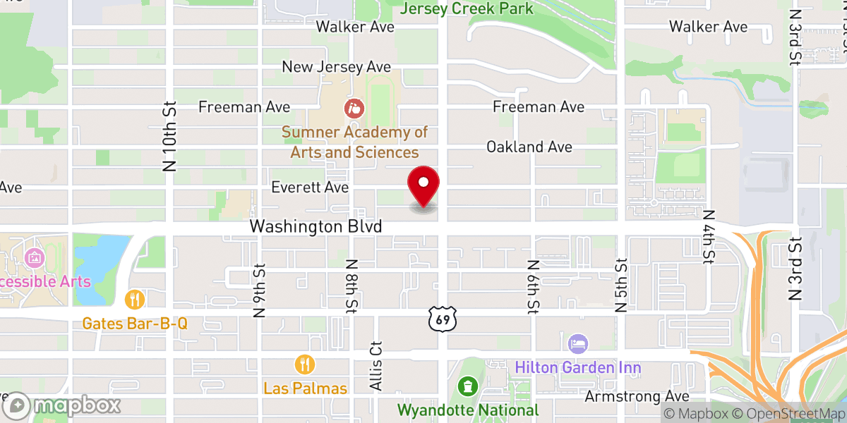 Map showing location of Iglesia Misionera El Verbo De Dios Inc