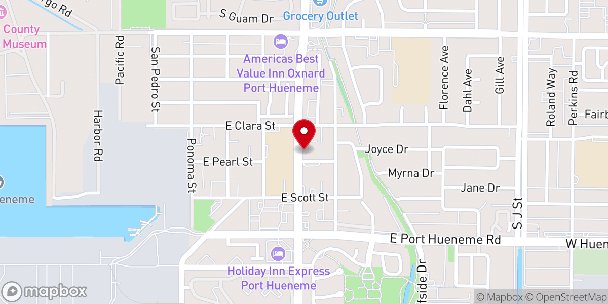 Map showing location of First Baptist Church