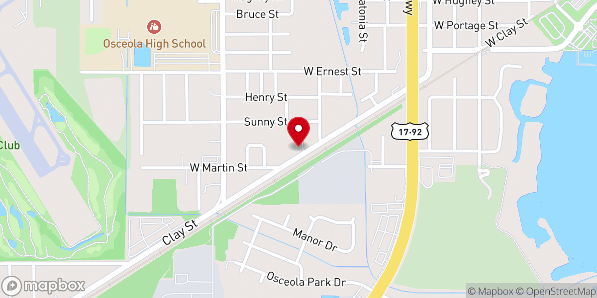 Map showing location of Primera Iglesia