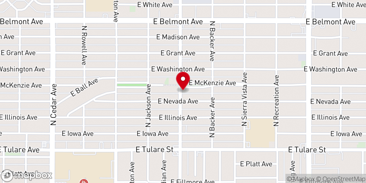 Map showing location of Second Chance Ministries