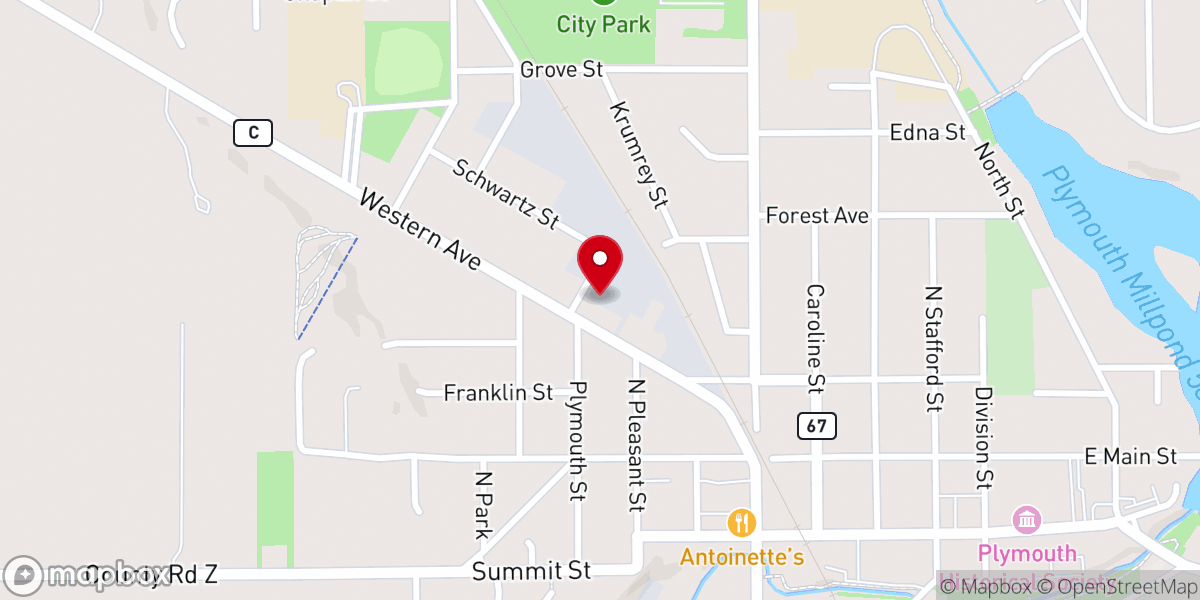 Map showing location of Revolution Church