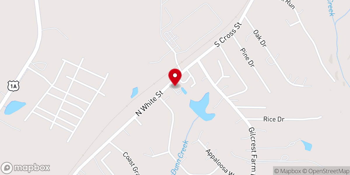 Map showing location of Church of God of Prophecy