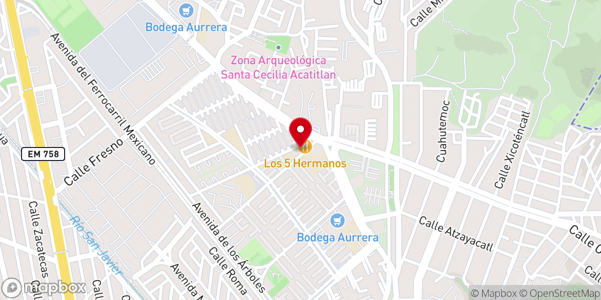 Map showing location of Parroquia de la Inmaculada Concepción de María