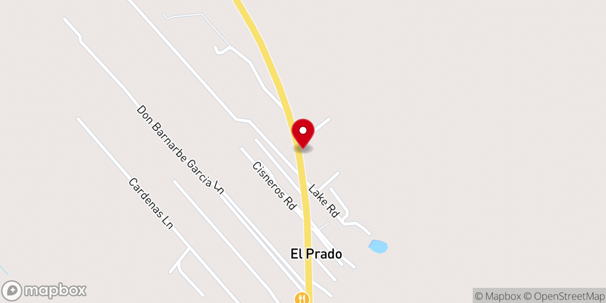 Map showing location of El Pueblito United Methodist