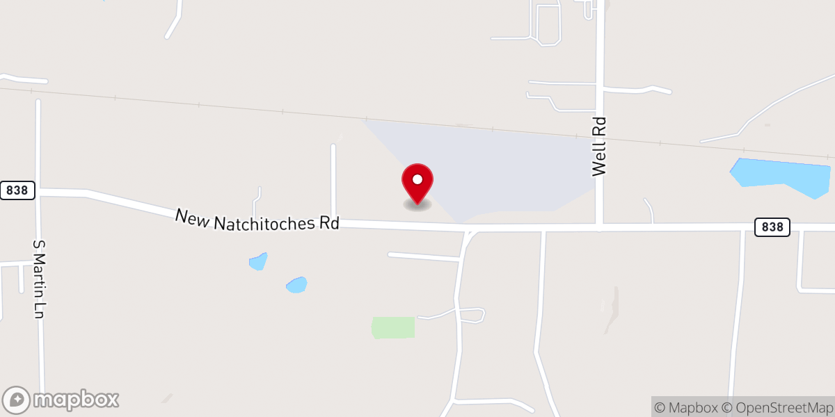 Map showing location of Faith Chapel Pentecostal Church