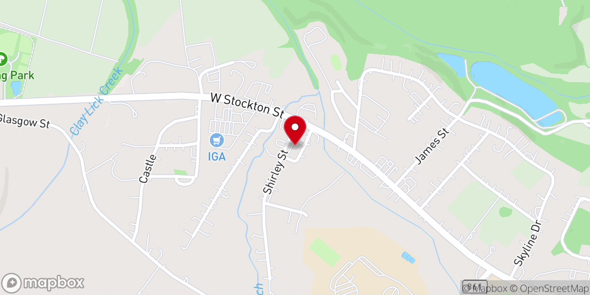 Map showing location of Freedom Fellowship Church