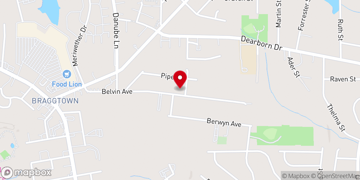 Map showing location of Love of God Church