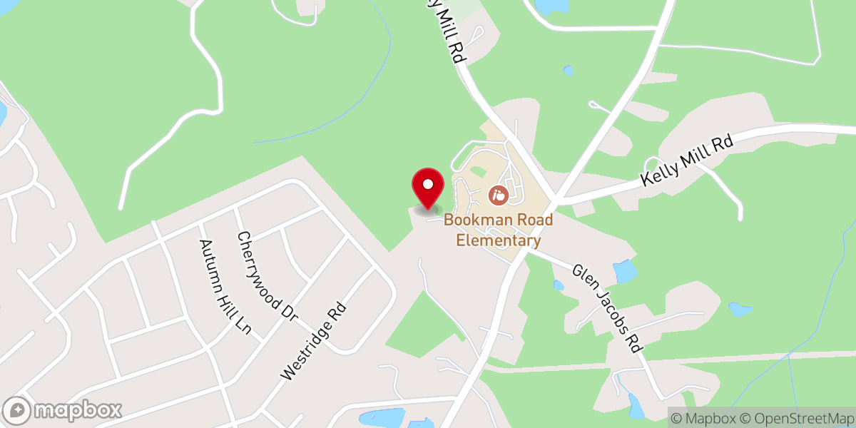 Map showing location of Jacob Mission Church