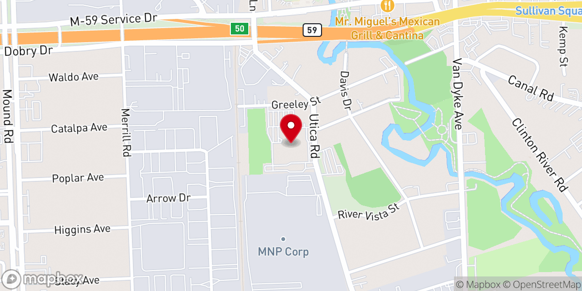 Map showing location of St. Lawrence Knights Of Columbus