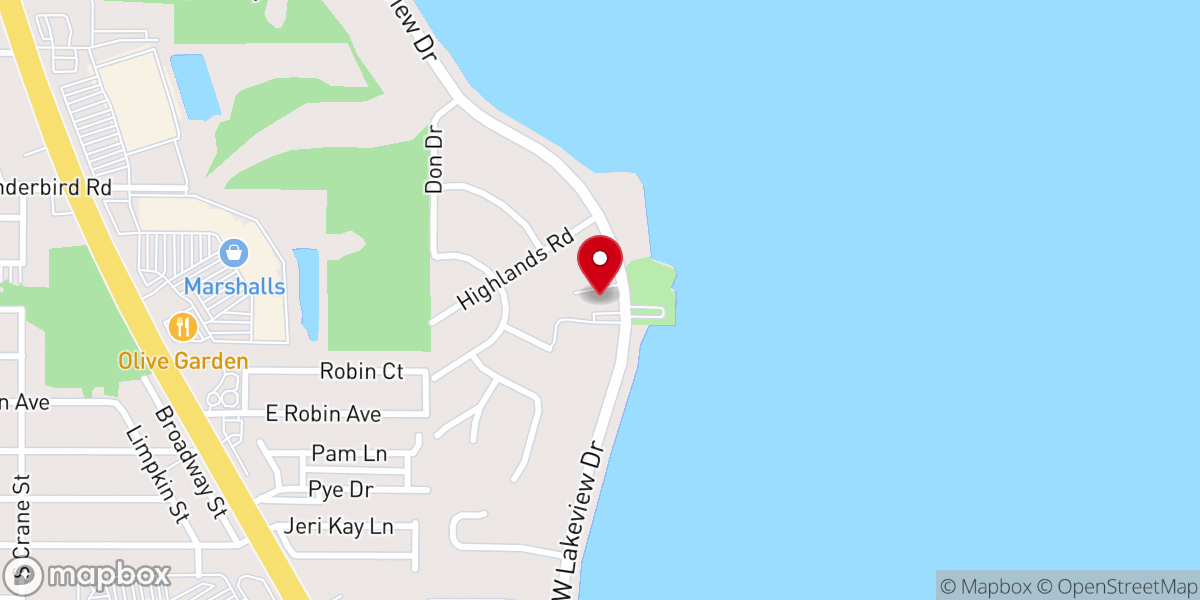 Map showing location of Daily Grace Church