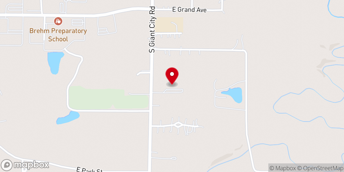 Map showing location of Cornerstone Reformed Church