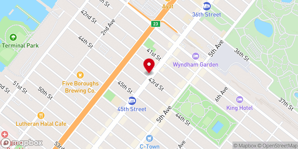 Map showing location of The Borough Church