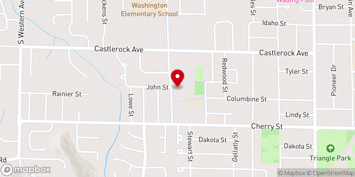Map showing location of St Joseph Catholic Church
