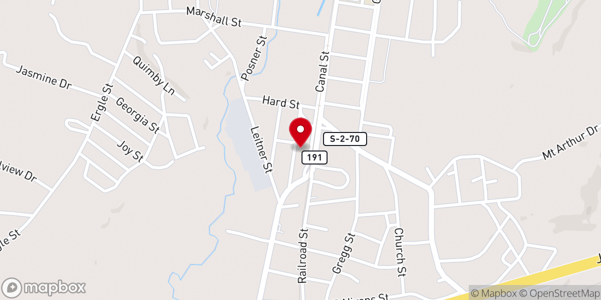 Map showing location of Christ Central's Bridge to Freedom