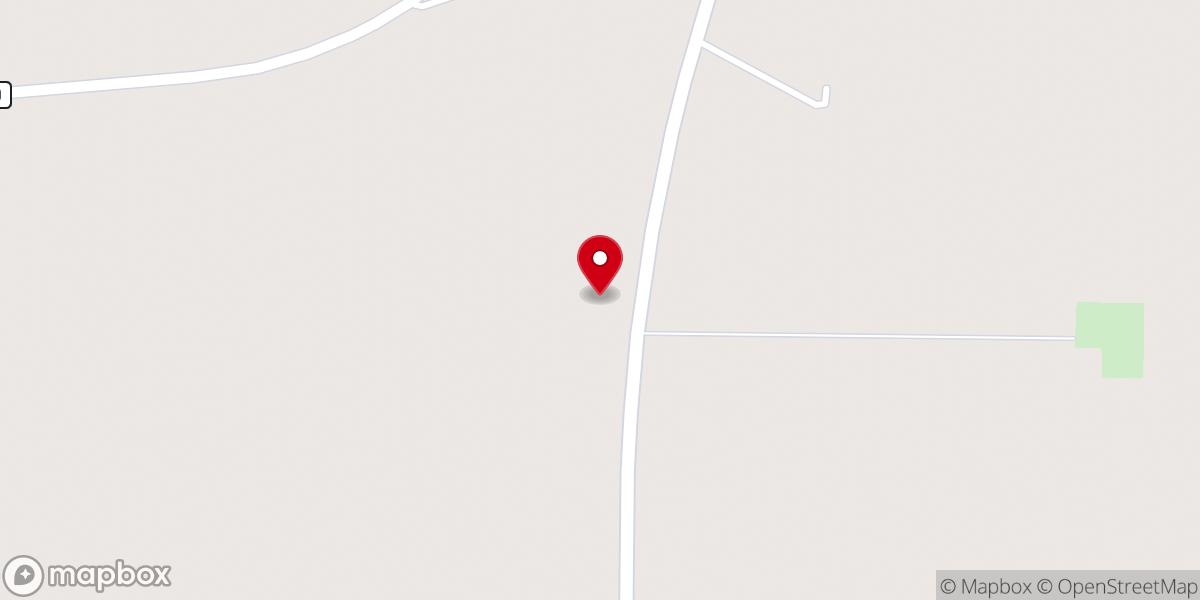 Map showing location of New Hope Baptist Church