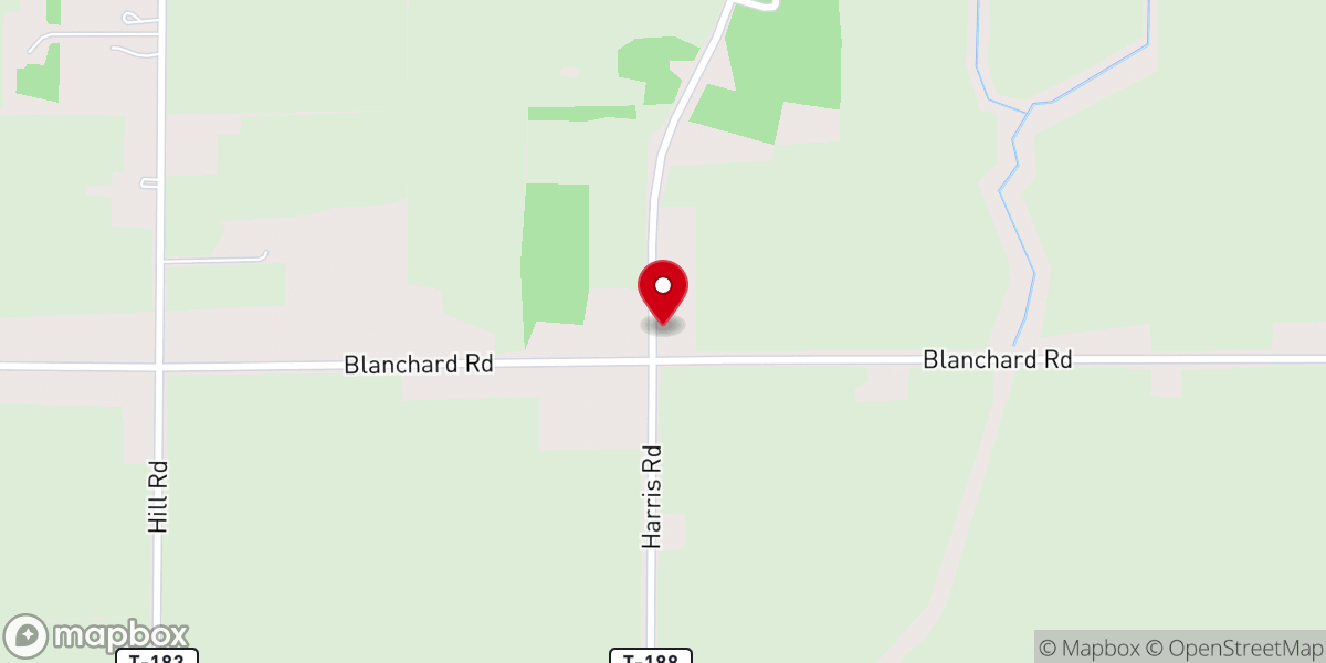 Map showing location of Mt Calvary Baptist Church
