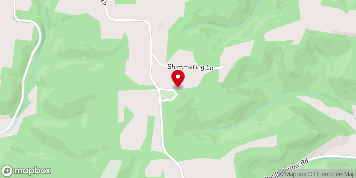 Map showing location of Richland Church