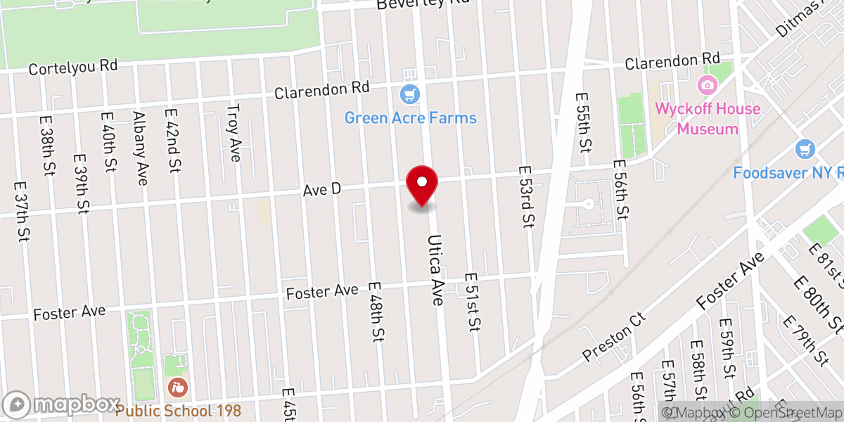 Map showing location of Greater Mission Tabernacle -the Place of Praise