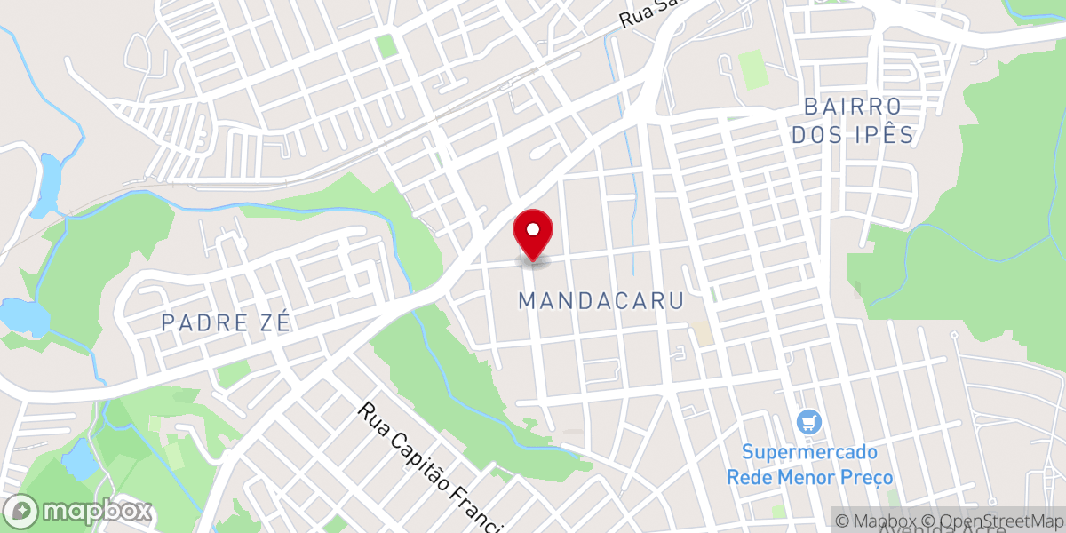 Map showing location of Igreja Matriz Sagrado Coração de Jesus