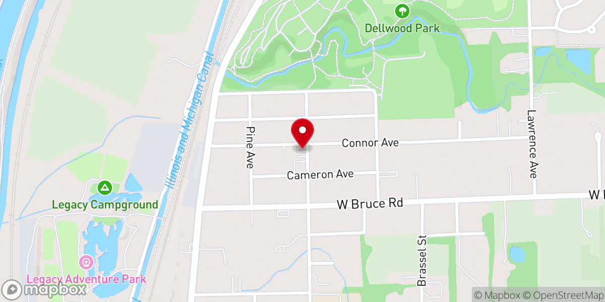 Map showing location of Mt Ebal Baptist Church
