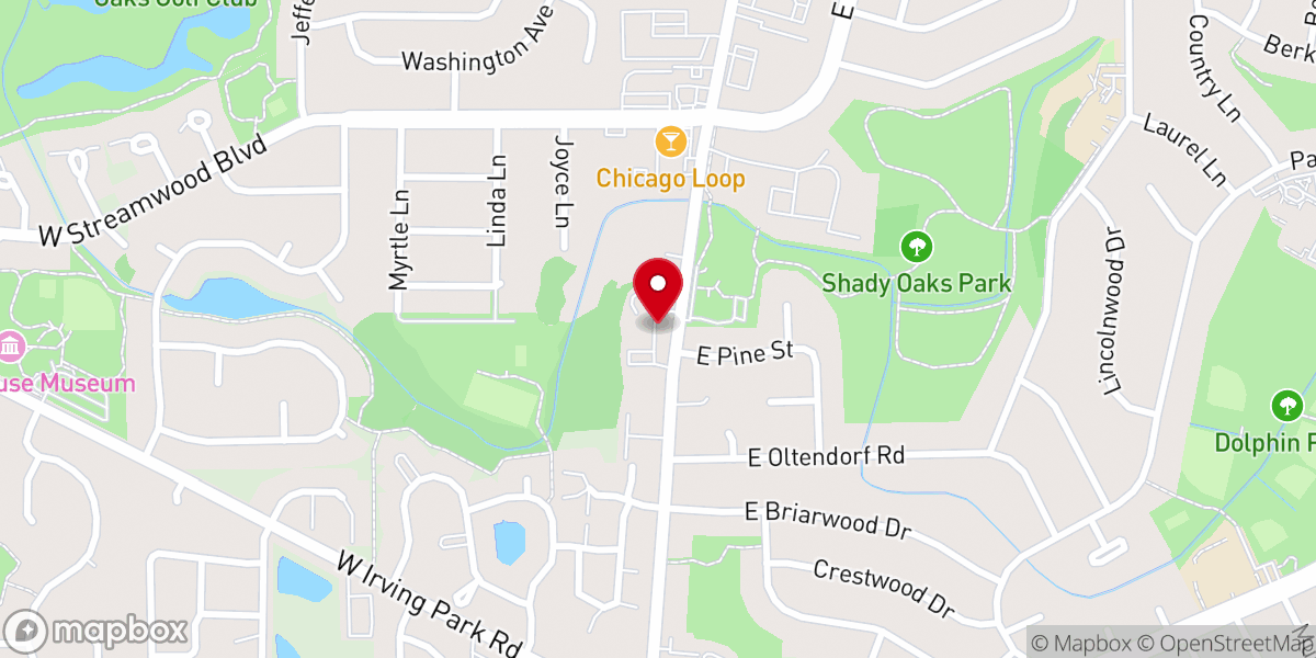 Map showing location of Grace Lutheran Church