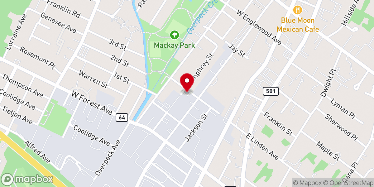 Map showing location of Englewood Church of God InChrist