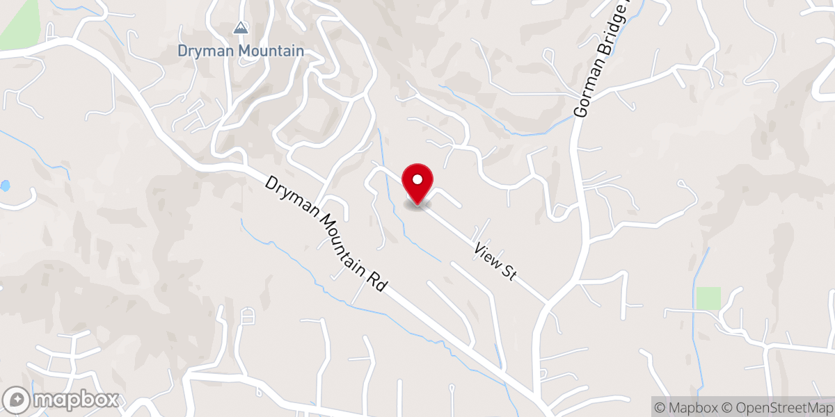 Map showing location of Aaron Baptist Church